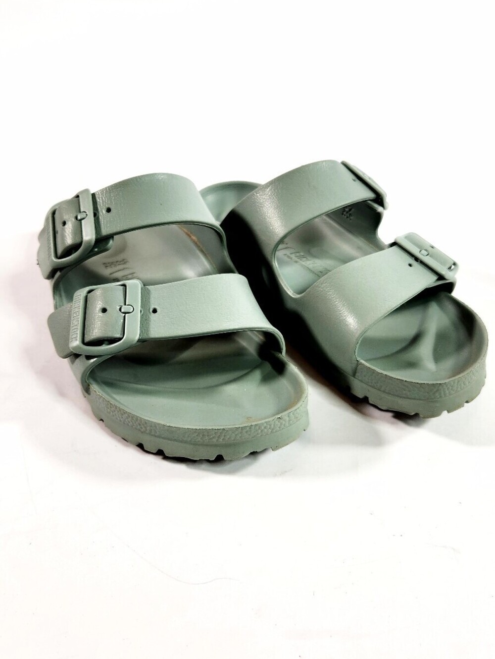 Birkenstock EVA Arizona Sandals in Sage Green, Size 37